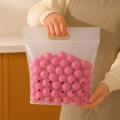 Fruits Storage Handle Zipper Bag 