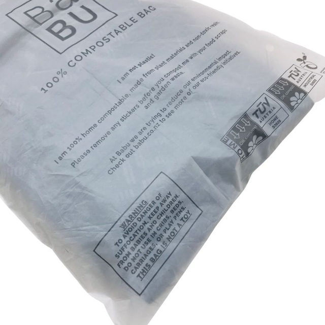 22x27cm Home Compostable Self Adhesive Clothing Bag