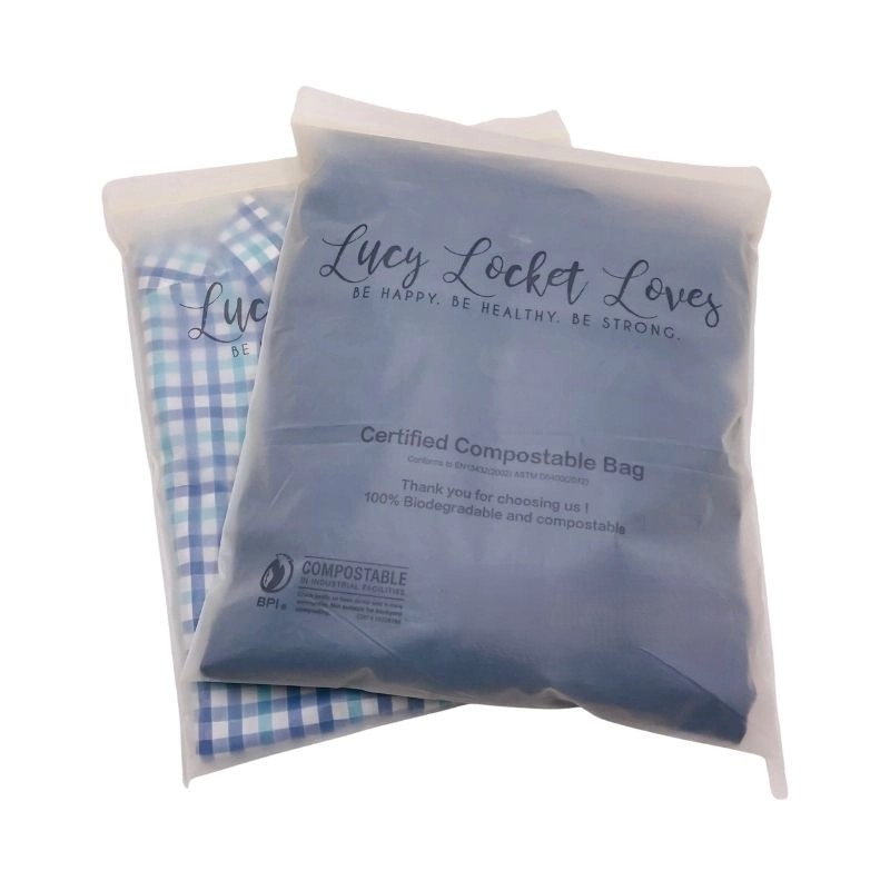 Lucky Home Compostable Zipper Clothing Bag