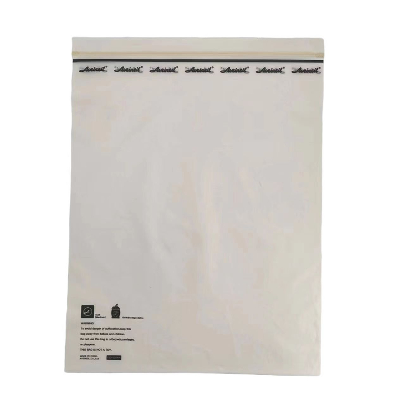 Custom Home Compostable Zip Lock Clothing Bag