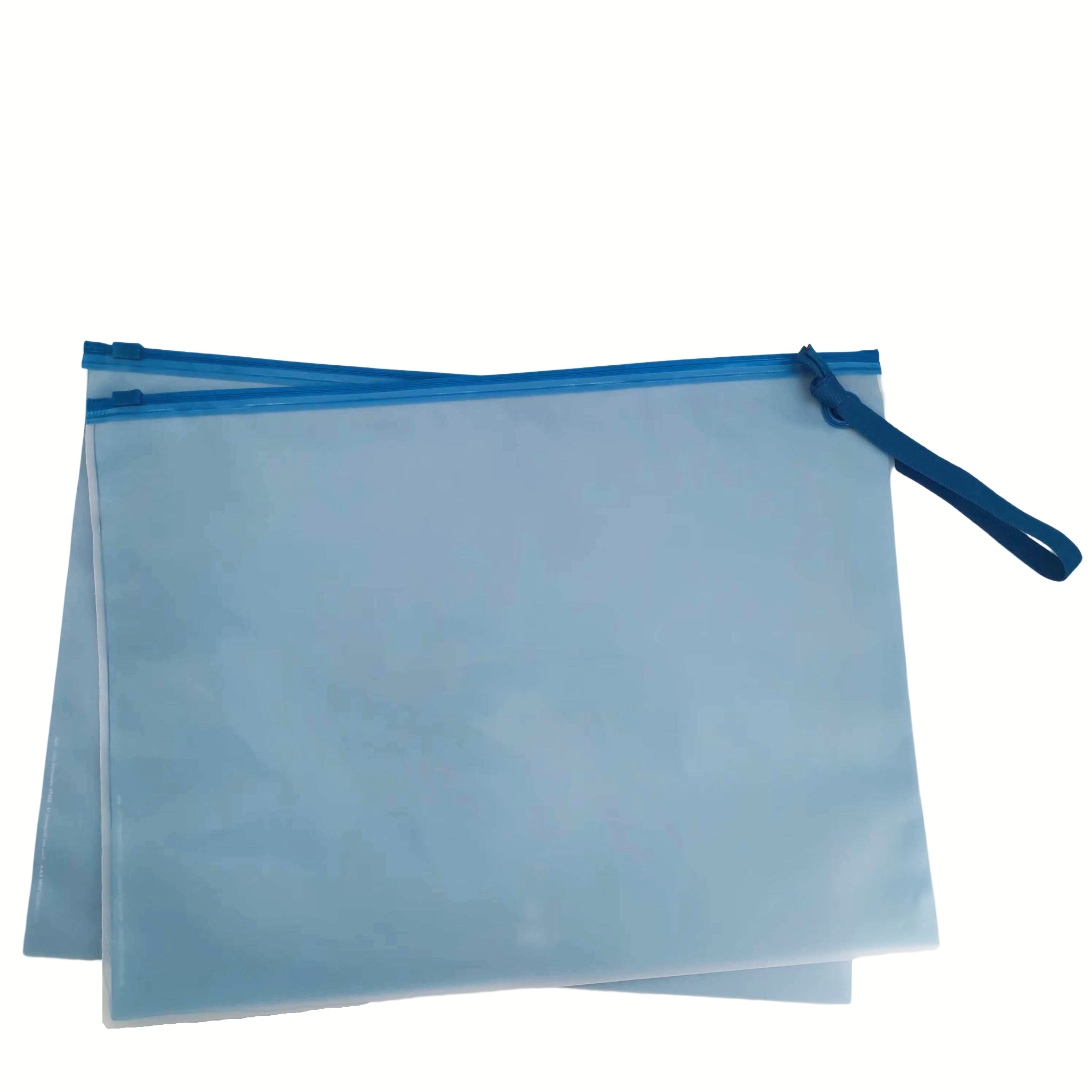 Custom 100% Recycled LDPE Garment Slider Bag With Handle