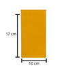 H0001 Yellow Kraft Paper Zip lock Envelope pouch 