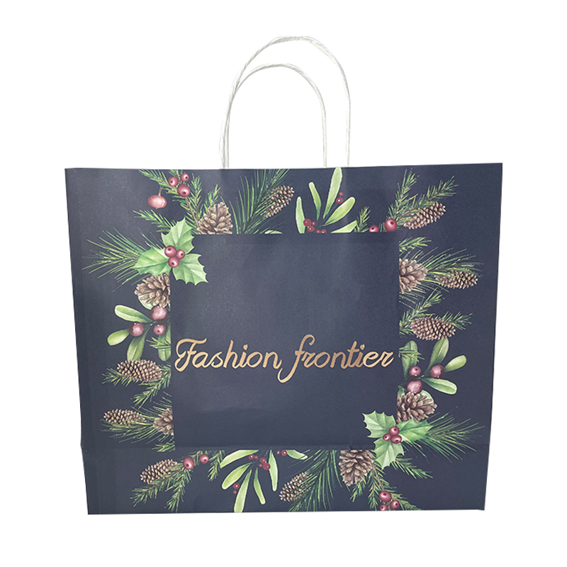 Kraft Paper Gift Shopping Bags