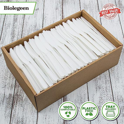 100% Compostable Disposable Knives