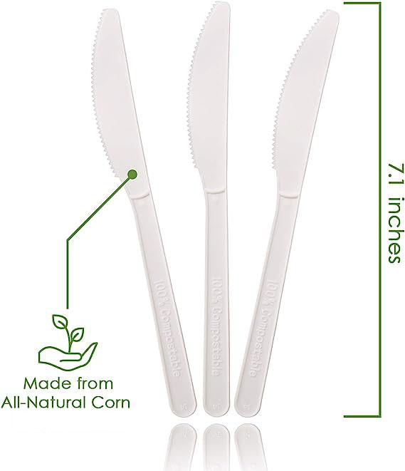 100% Compostable Disposable Knives