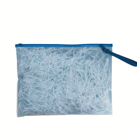 Custom 100% Recycled LDPE Garment Slider Bag With Handle