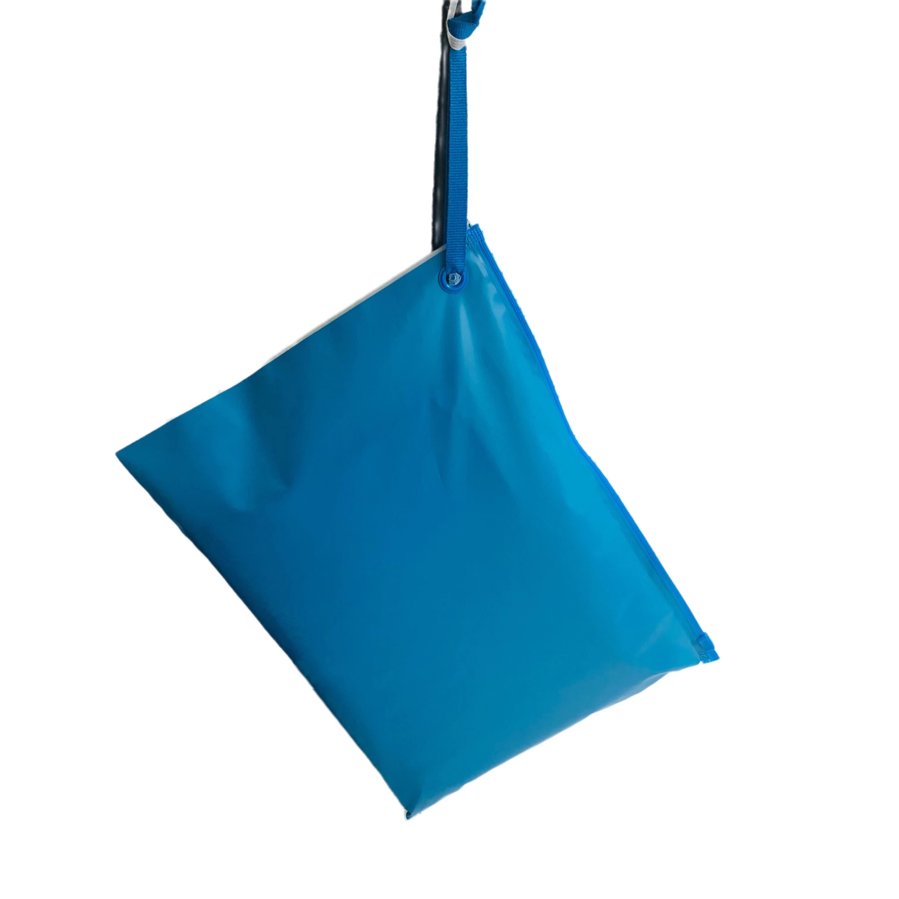 Custom 100% Recycled LDPE Garment Slider Bag With Handle