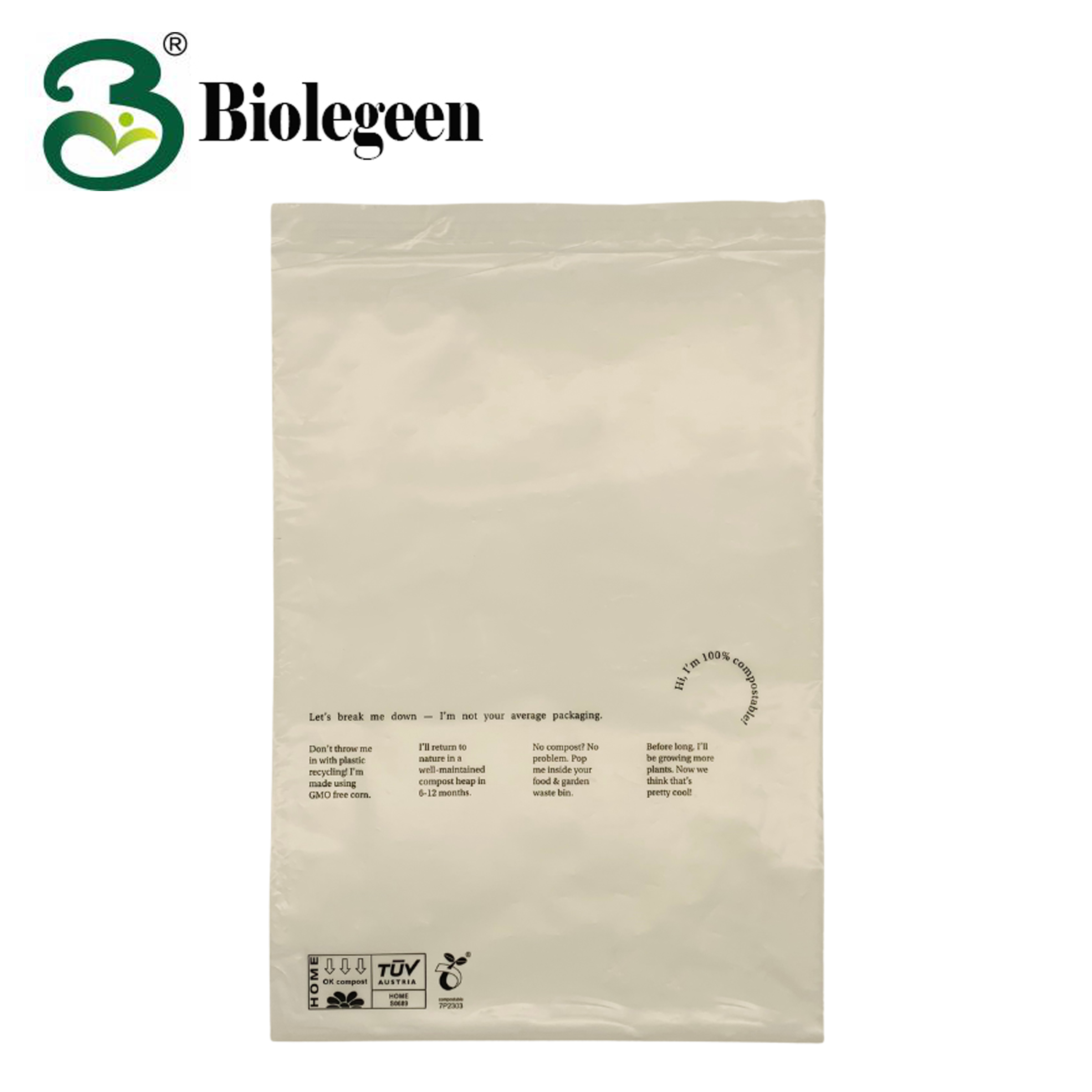 B0003 Home Compostable Self Adhesive Bag 