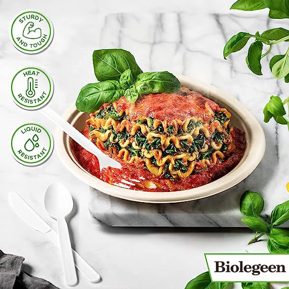100% Compostable Disposable Spoons