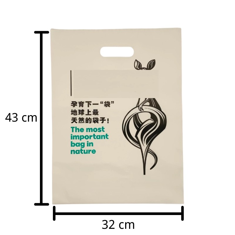 F0001 Home Compostable Handle Bag