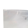 Custom Half Transparent Home Compostable Stand Up Slider Gusset Bag