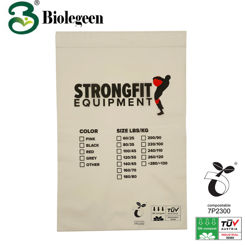 W22*L28.5cm Home Compostable Self Adhesive Clothing Bag