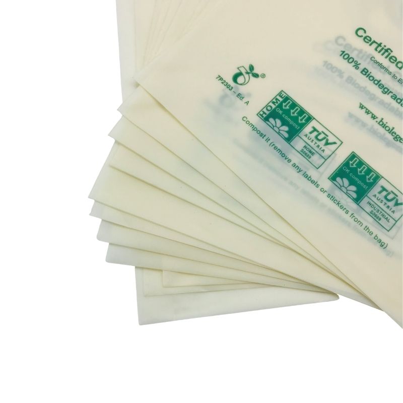 Biolegeen Home Compostable Zip Lock/slider Clothing Bag