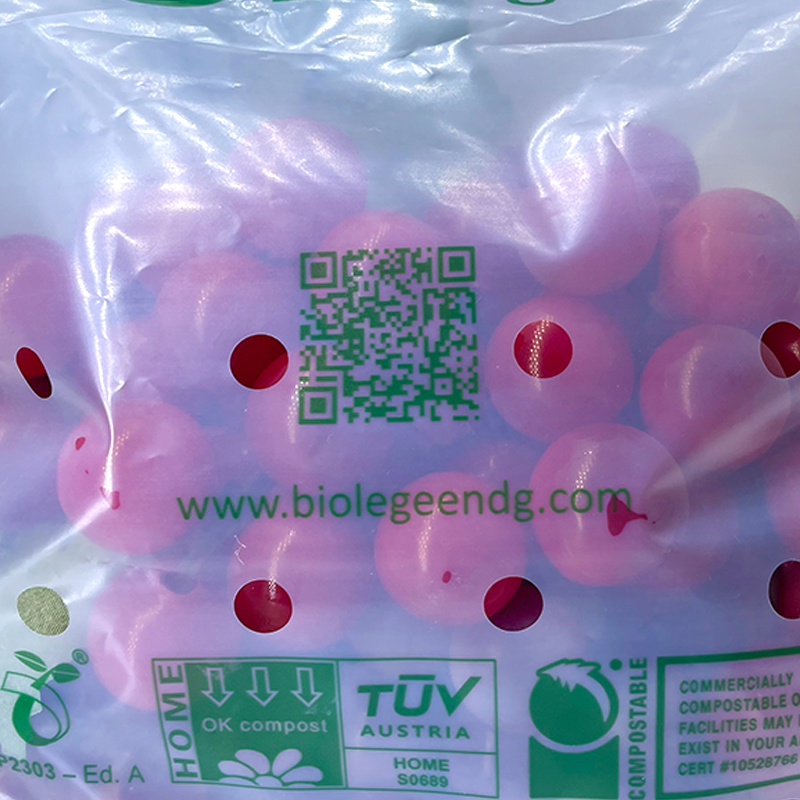 Fruits Storage Handle Zipper Bag 