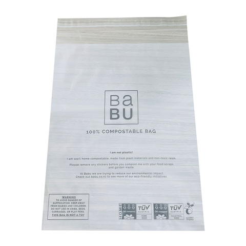 0.035mm 100% Recycled Self Adhesive Clothing Bag