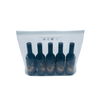 Custom Half Transparent Home Compostable Stand Up Slider Gusset Bag