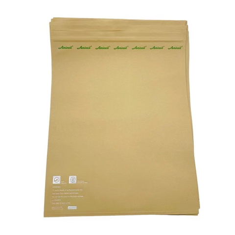 Kraft Paper Reclosable Zipper Pouch