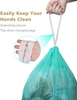 BiolegeenDG Compostable 4 Gallon Drawstring Trash Bags