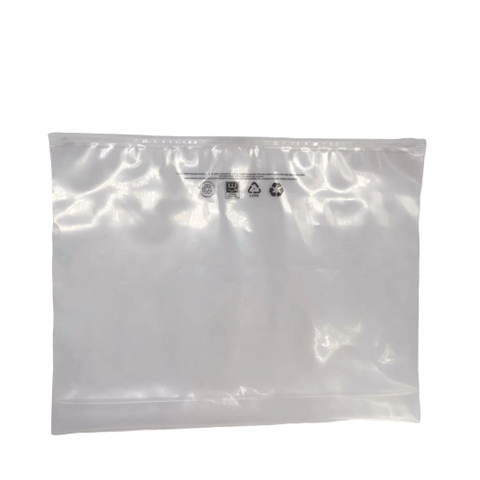Custom Half Transparent Home Compostable Stand Up Slider Gusset Bag