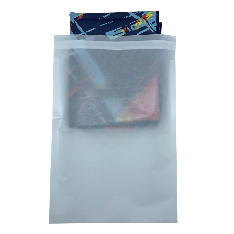 Sustainable Glassine Wax-Like Paper Garment Bag