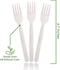 100% Compostable Disposable Forks 