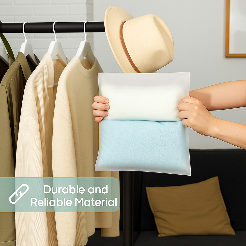 Custom Fashionable Compostable Self Adhesive Garment Bag