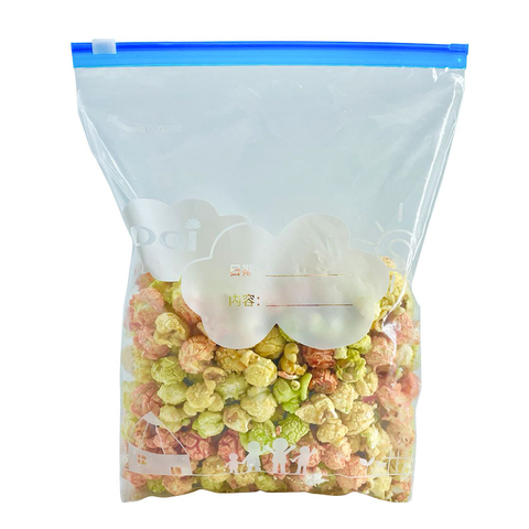 Custom Home Compostable Food Storage Slider Bag