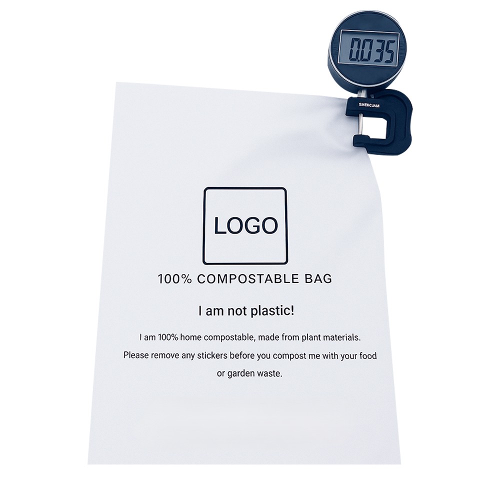 0.035mm Home Compostable Self Adhesive Bag