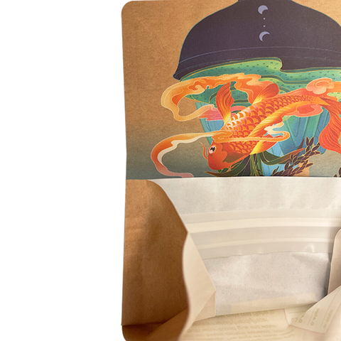 Compostable Brown Kraft Paper Side Gusset Stand Up Food Zipper Pouch