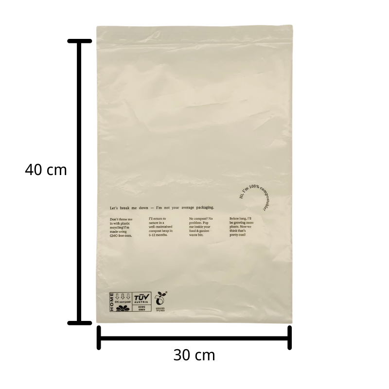 B0003 Home Compostable Self Adhesive Bag 