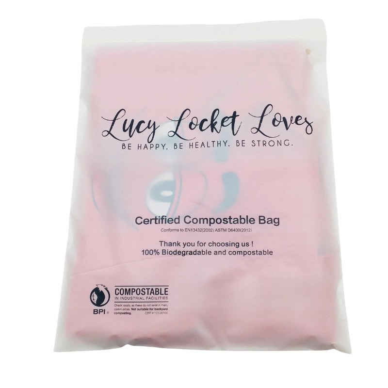 Lucky Home Compostable Zipper Clothing Bag