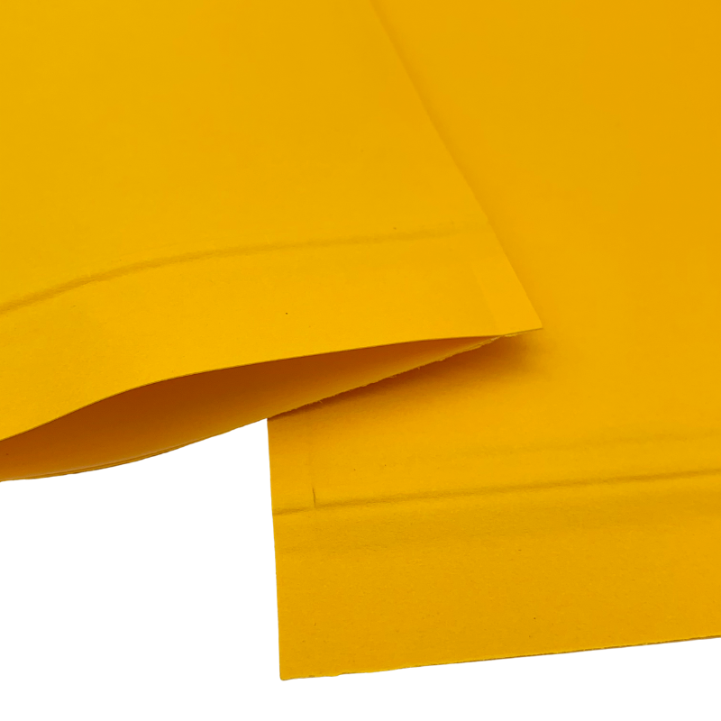 H0001 Yellow Kraft Paper Zip lock Envelope pouch 