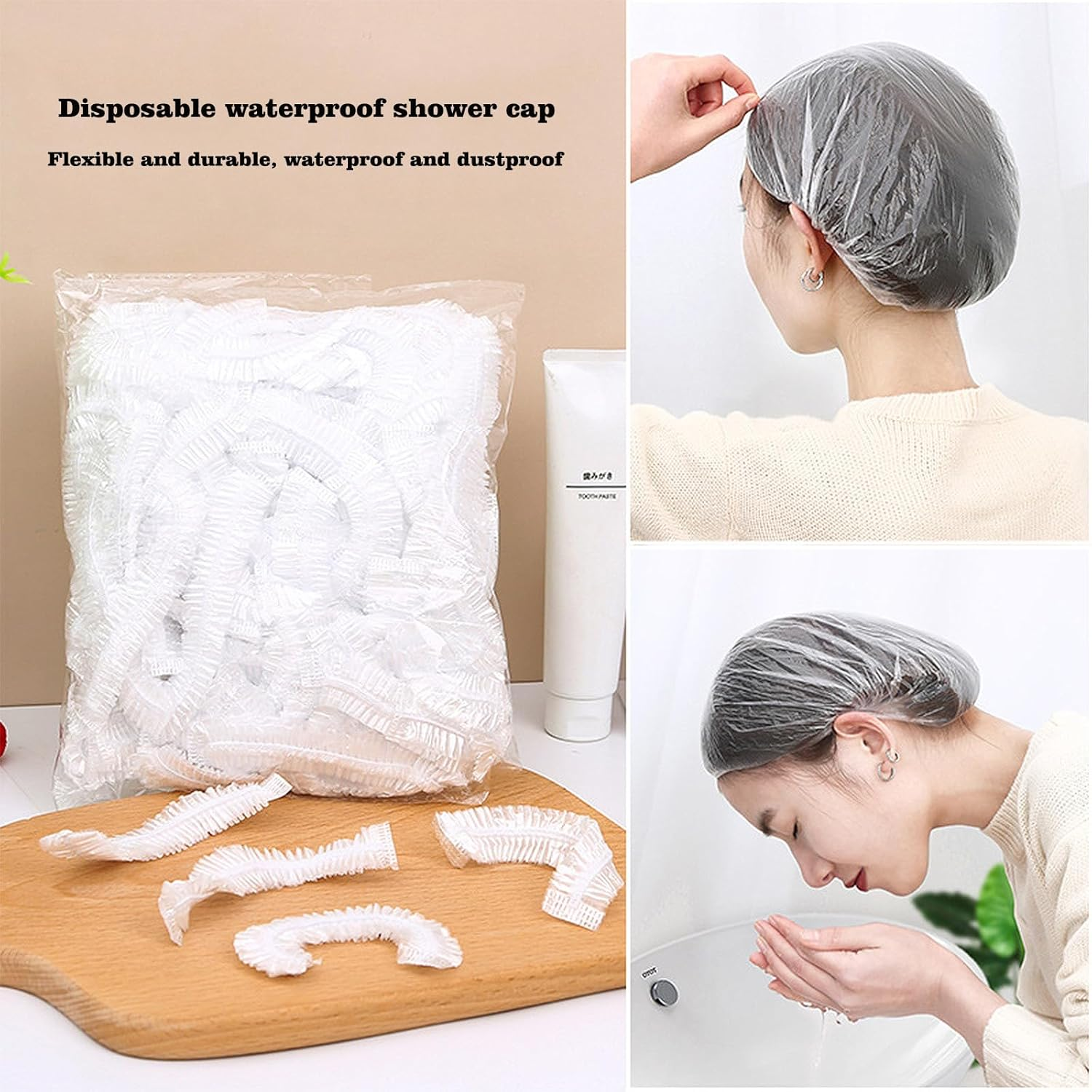 Home Compostable Shower Caps