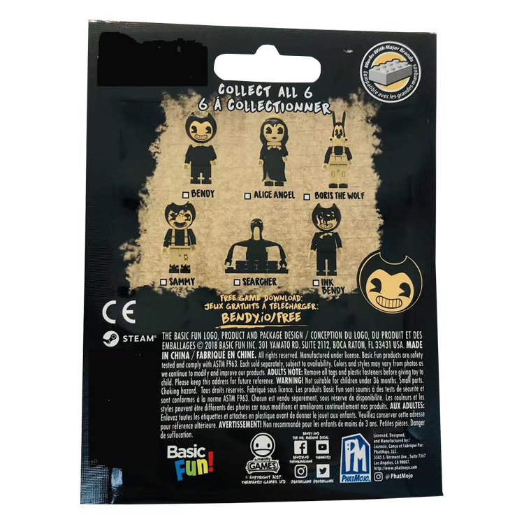 Mini-figurine Toy Mylar Bag
