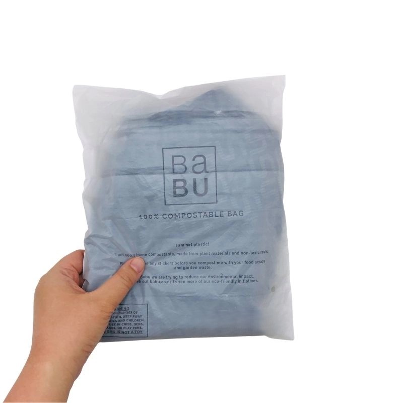 22x27cm Home Compostable Self Adhesive Clothing Bag