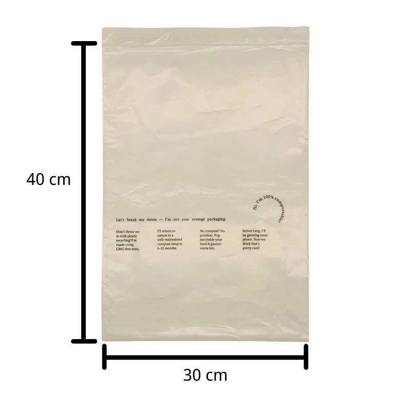 B0003 Home Compostable Self Adhesive Bag 