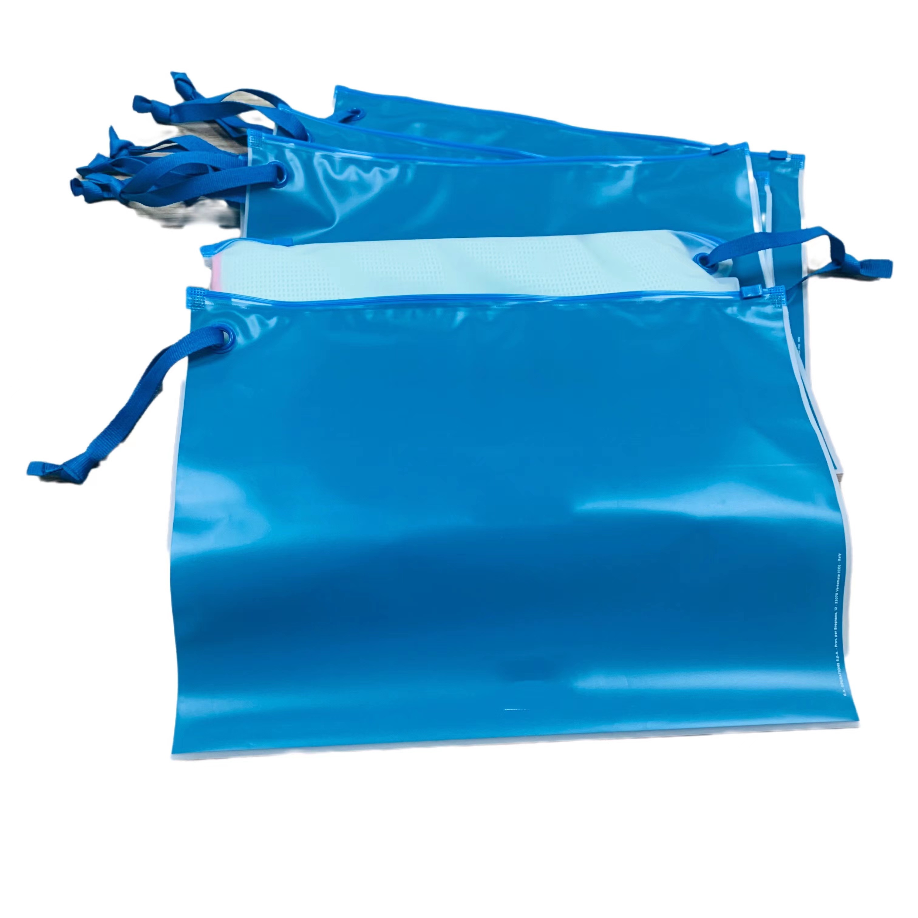 Custom 100% Recycled LDPE Garment Slider Bag With Handle